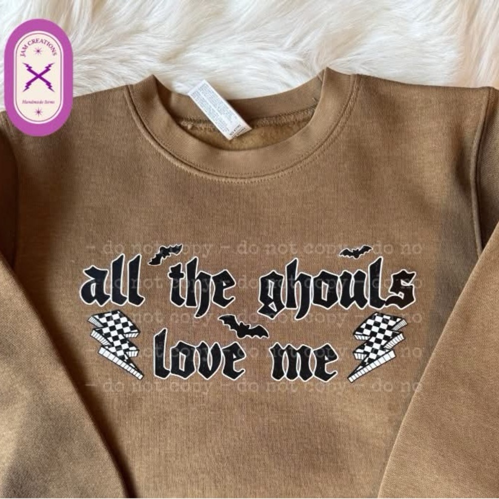Size 5/6 Fall/Halloween Brown Kids Sweatshirt